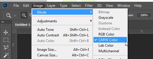 adobe photoshop color mode settings to cmyk