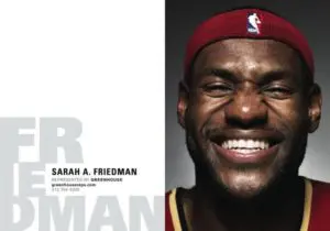 Lebron James Postcard