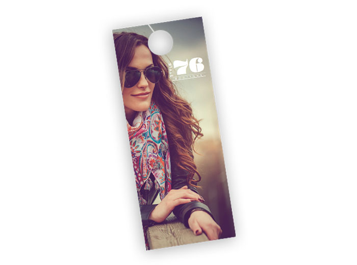 Door Hanger Printing door hanger product image - a woman wearing a fashionable outfit